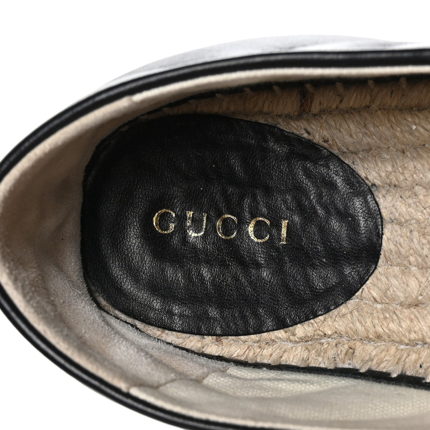 Nappa Matelasse GG Marmont Espadrilles 37 Black