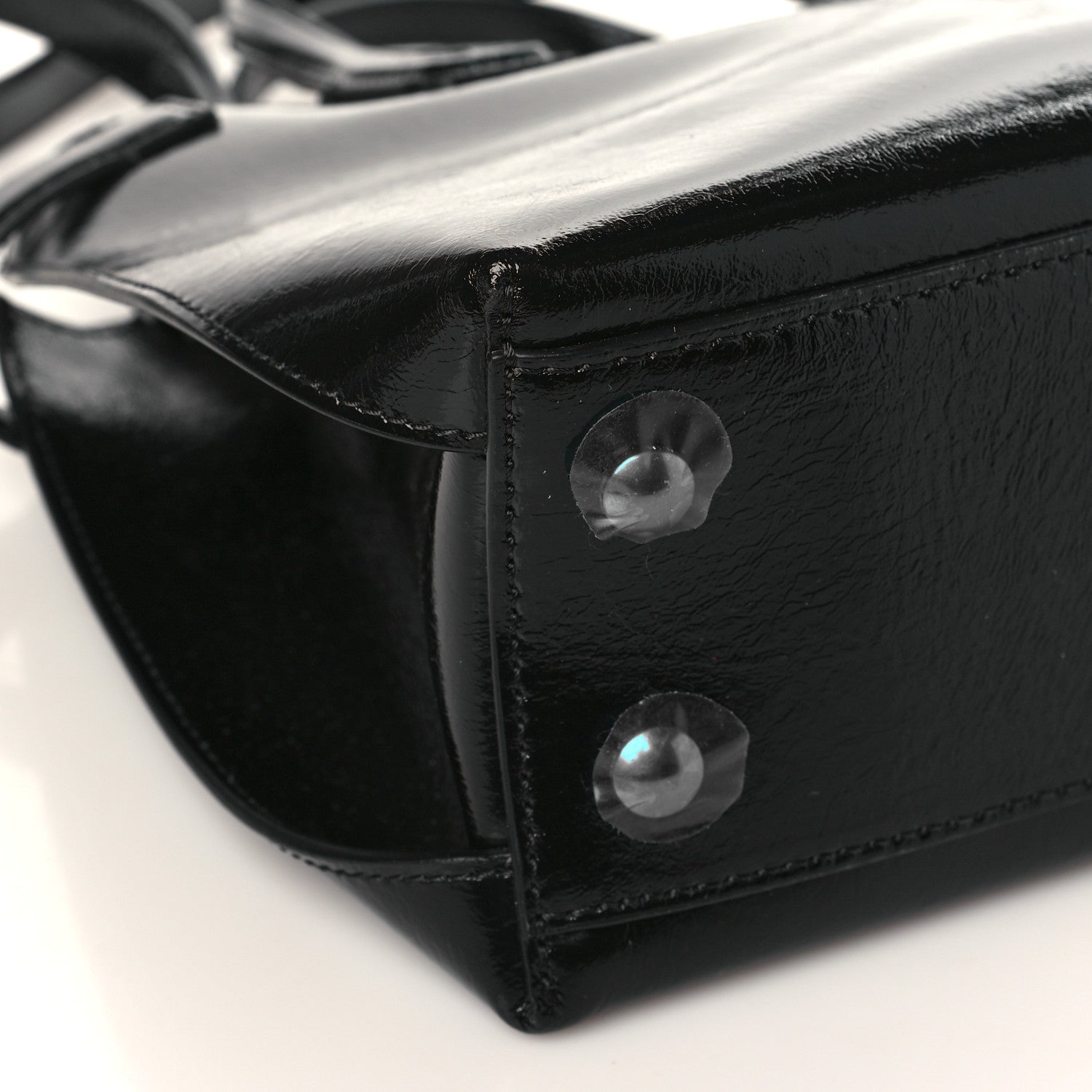 Burberry Soft Calfskin Small Banner Tote Black 8 of 9