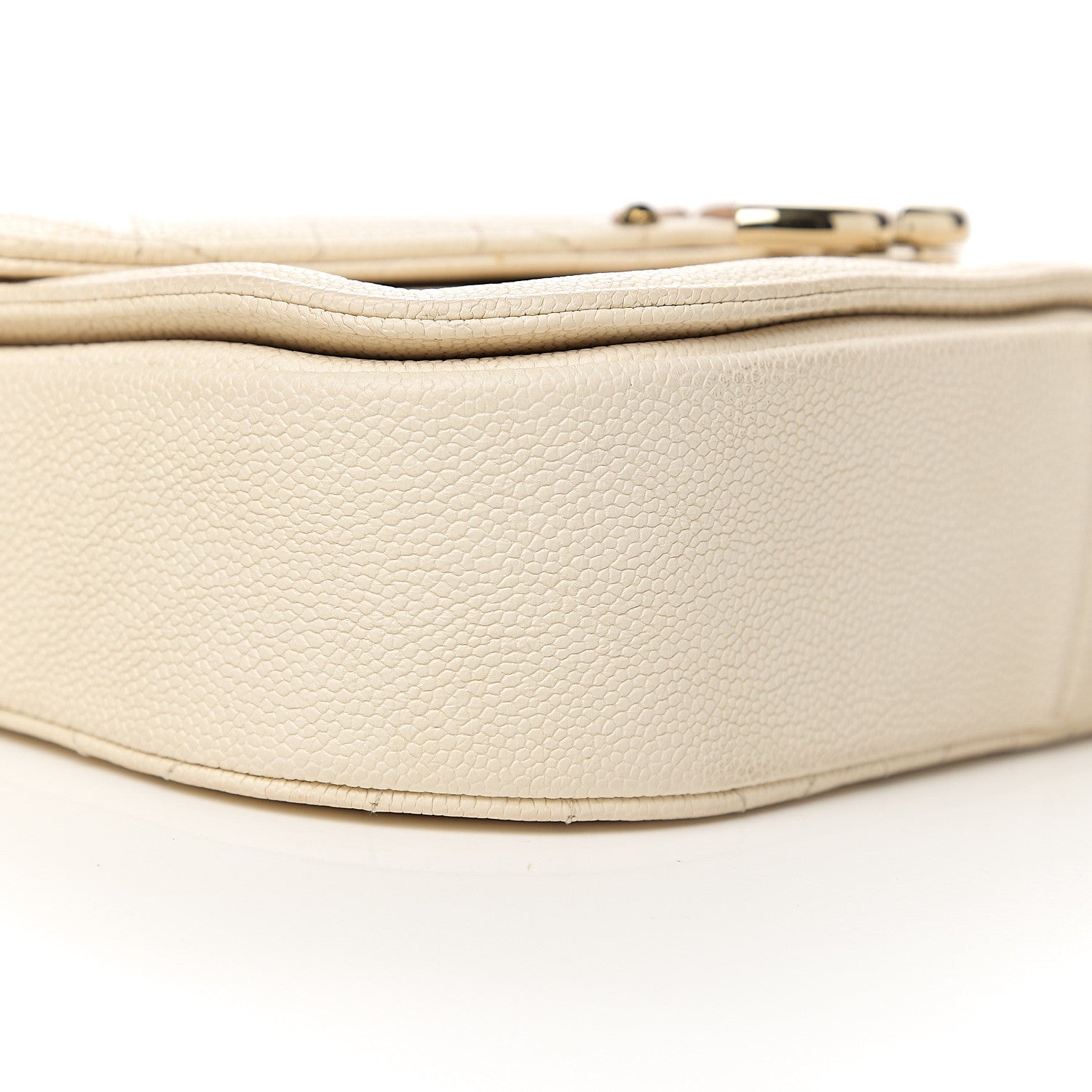Chanel Grained Calfskin Quilted Medium Cuba Top Handle Flap Ivory 8 of 11
