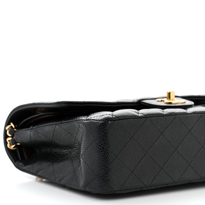 Chanel Caviar Quilted Medium Double Flap Black 9 of 11