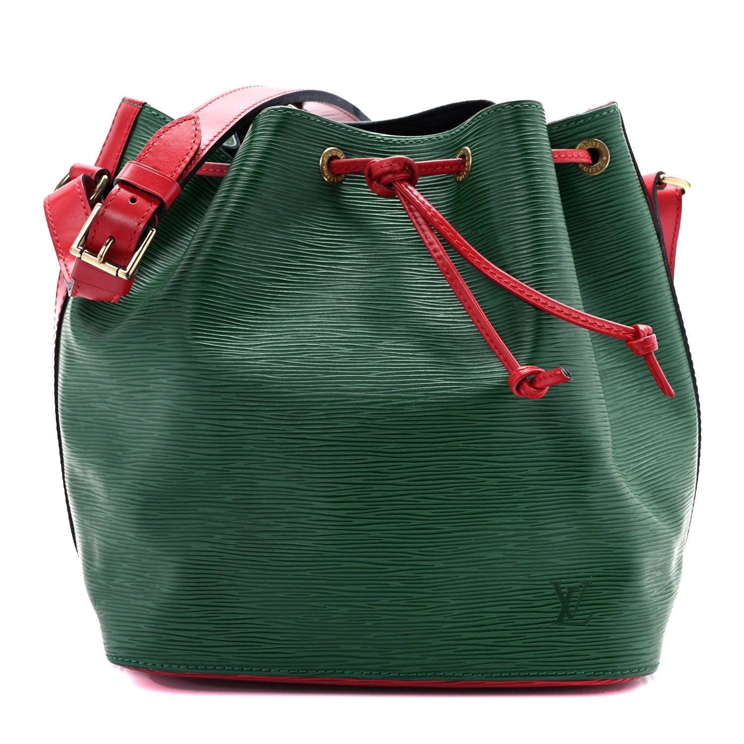 Louis Vuitton Epi Petit Bi-Color Noe Borneo Castillan Red 1 of 8