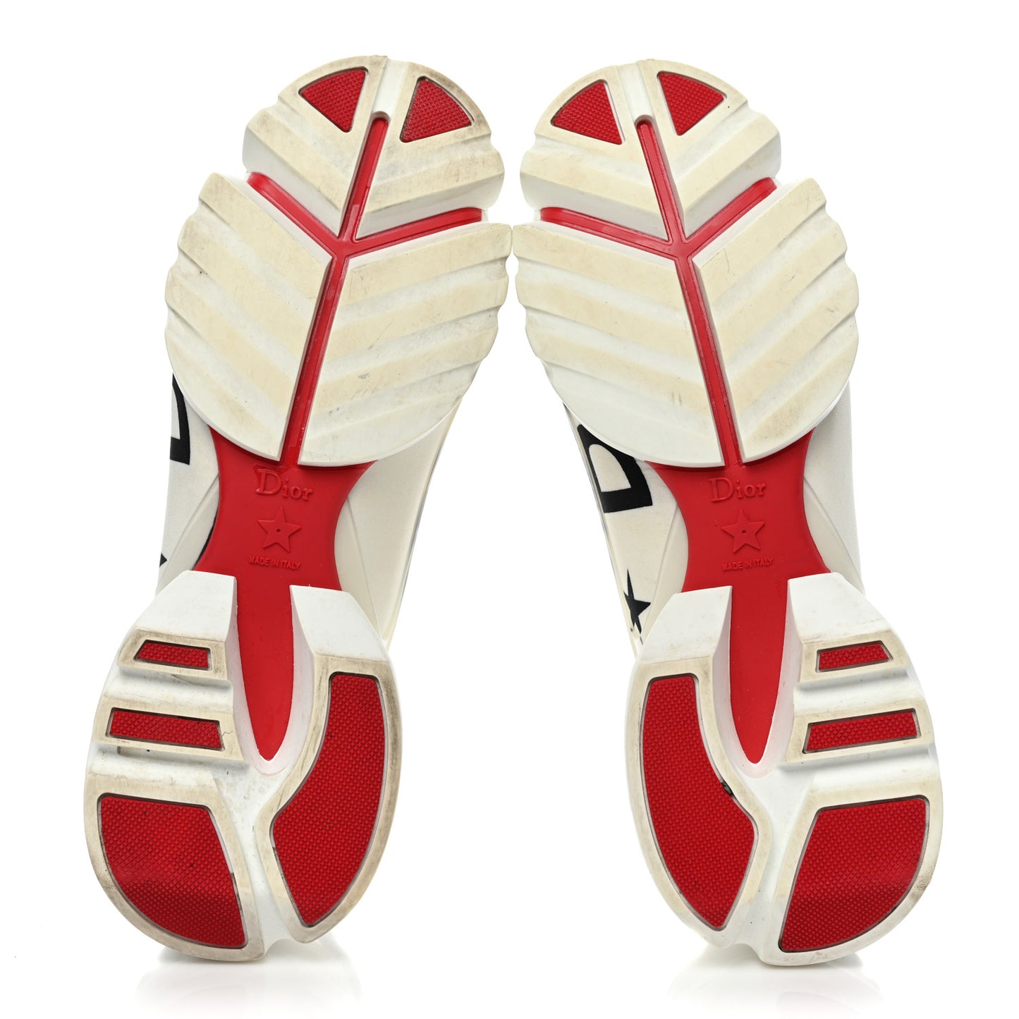 Neoprene Rubber Union Print Womens D-Connect Sneakers 40 Off White