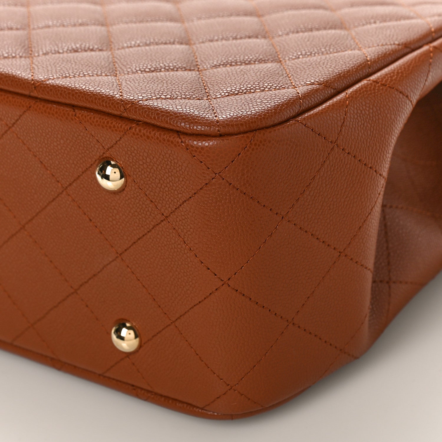 Chanel Caviar Quilted Large Classic Shopping Tote Brown 10 of 10
