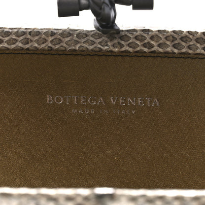 Bottega Veneta Satin Intreccio Impero Ayers Stretch Knot Clutch Light Brown 6 of 10