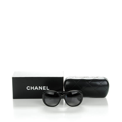 Chanel Acetate Velvet CC Polarized Sunglasses 5256 Black 6 of 6