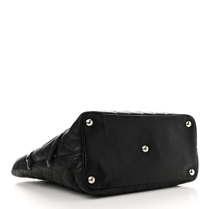Chanel Calfskin Quilted Large Cambon Tote Black 4 of 13