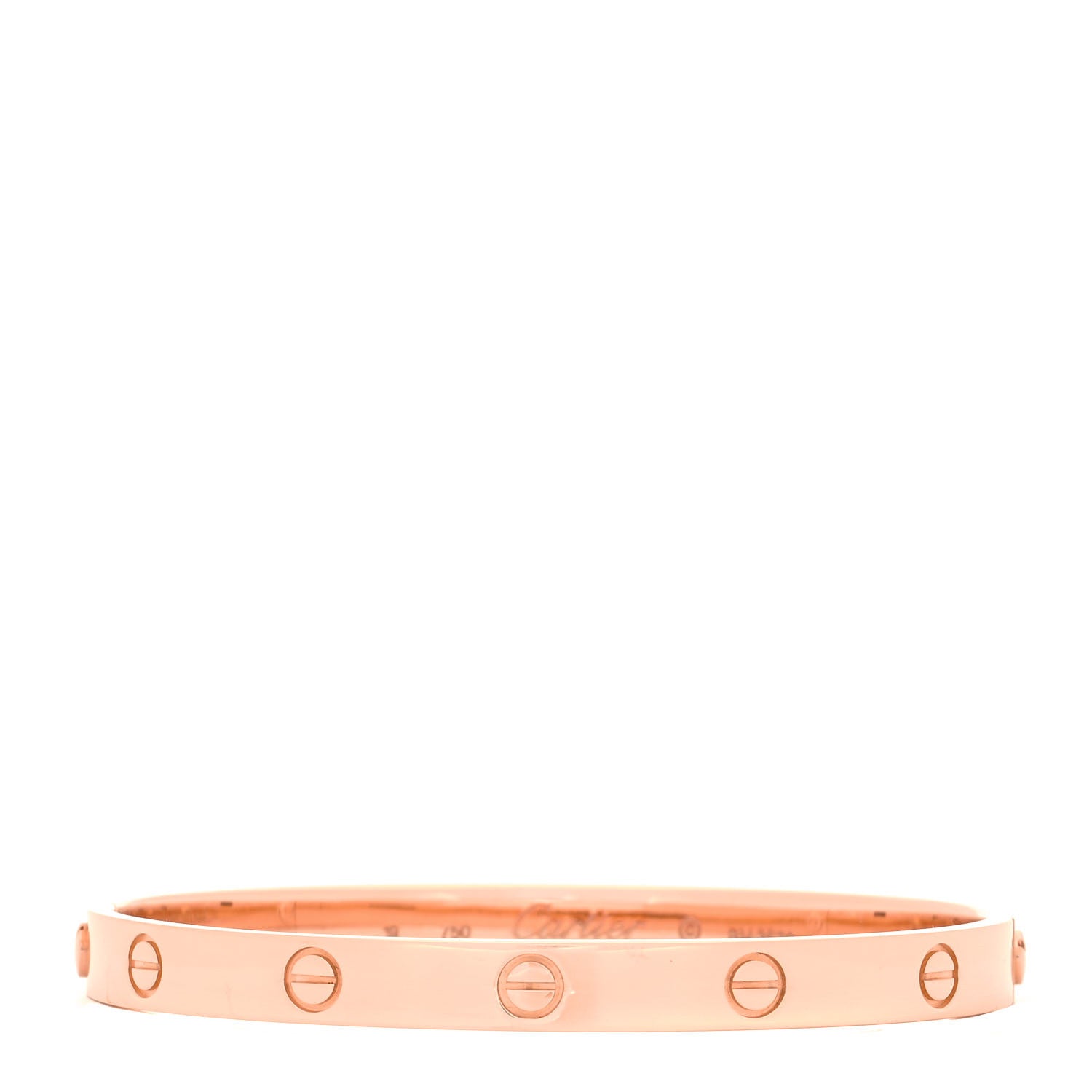 Cartier 18K Pink Gold LOVE Bracelet 19 1 of 4