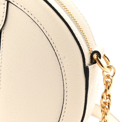 Gucci Textured Calfskin Web Mini Ophidia Round Shoulder Bag Mystic White 12 of 12