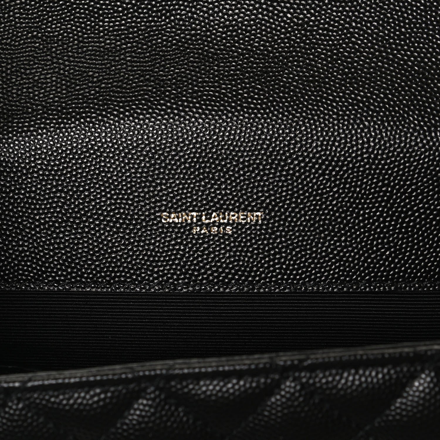 Saint Laurent Grain De Poudre Textured Mixed Matelasse Triquilt Small Monogram Satchel Black 6 of 10