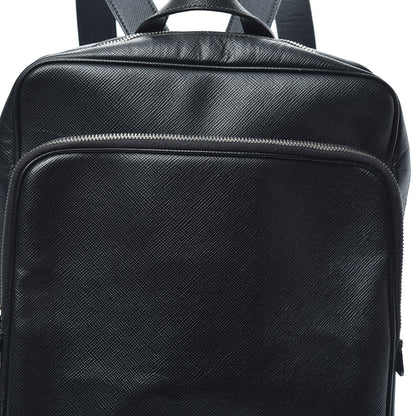 Prada Saffiano Cuir Briefcase Backpack Black 7 of 9