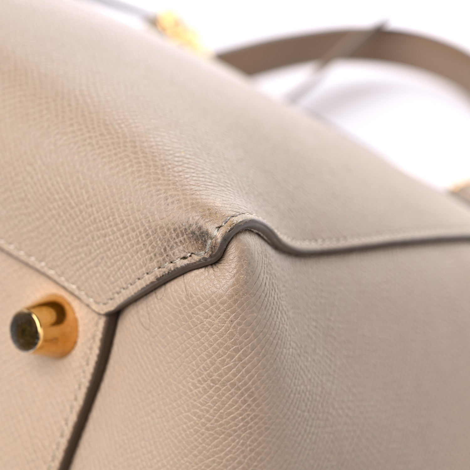 Celine Grained Calfskin Mini Belt Bag Light Taupe 11 of 23