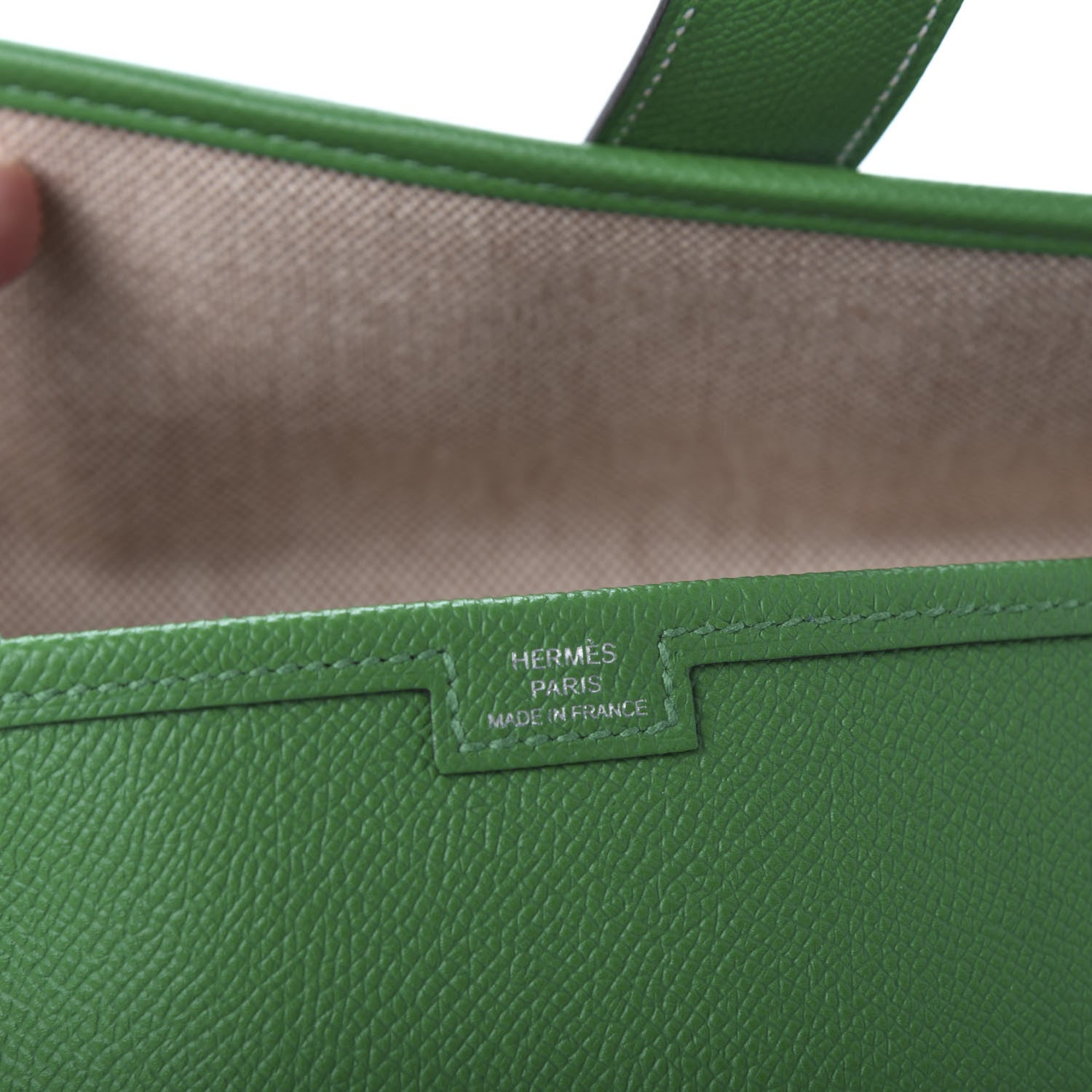 Hermes Epsom Jige PM Clutch Bambou 8 of 11