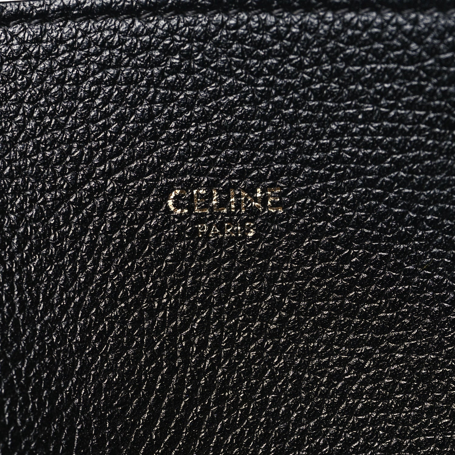 Celine Soft Grained Calfskin Medium Belt Cabas Phantom Black 6 of 9
