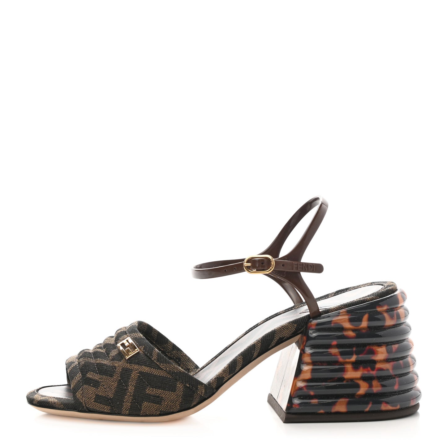 FF Tortoise Promenade Pumps 37 Tobacco