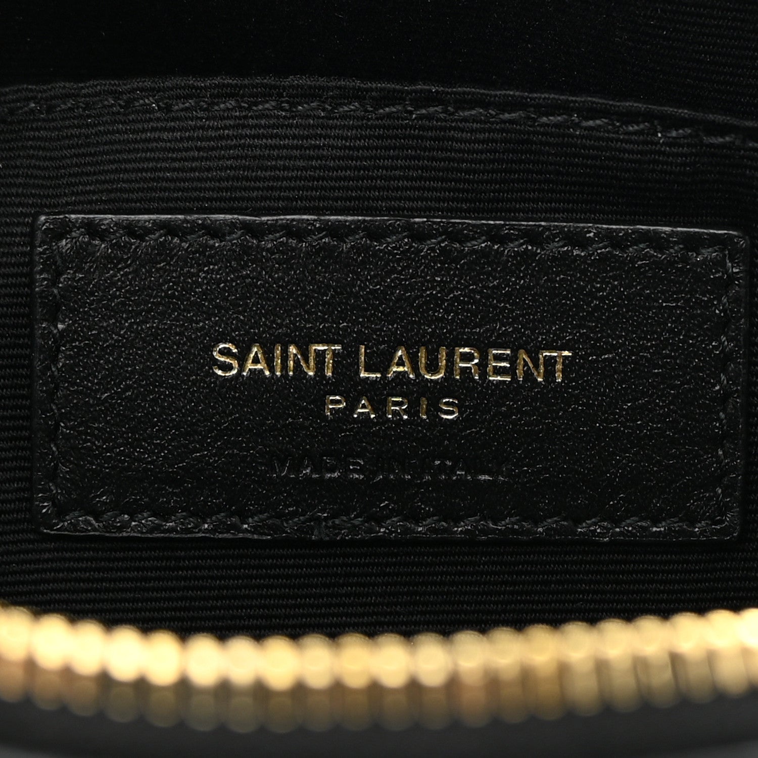 Saint Laurent Calfskin Matelasse Monogram Lou Camera Bag Black 6 of 11