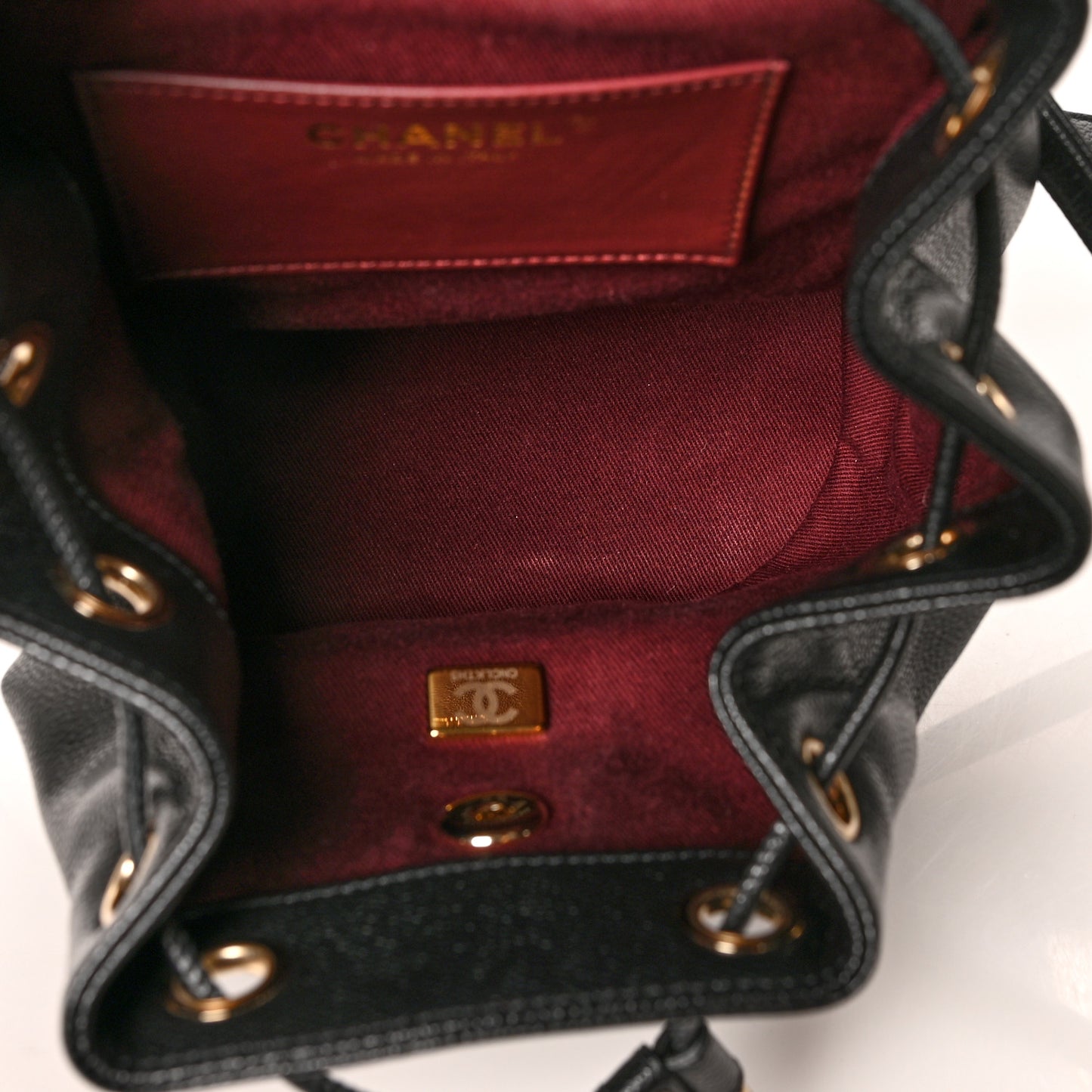 Caviar Quilted Mini Business Affinity Backpack Black