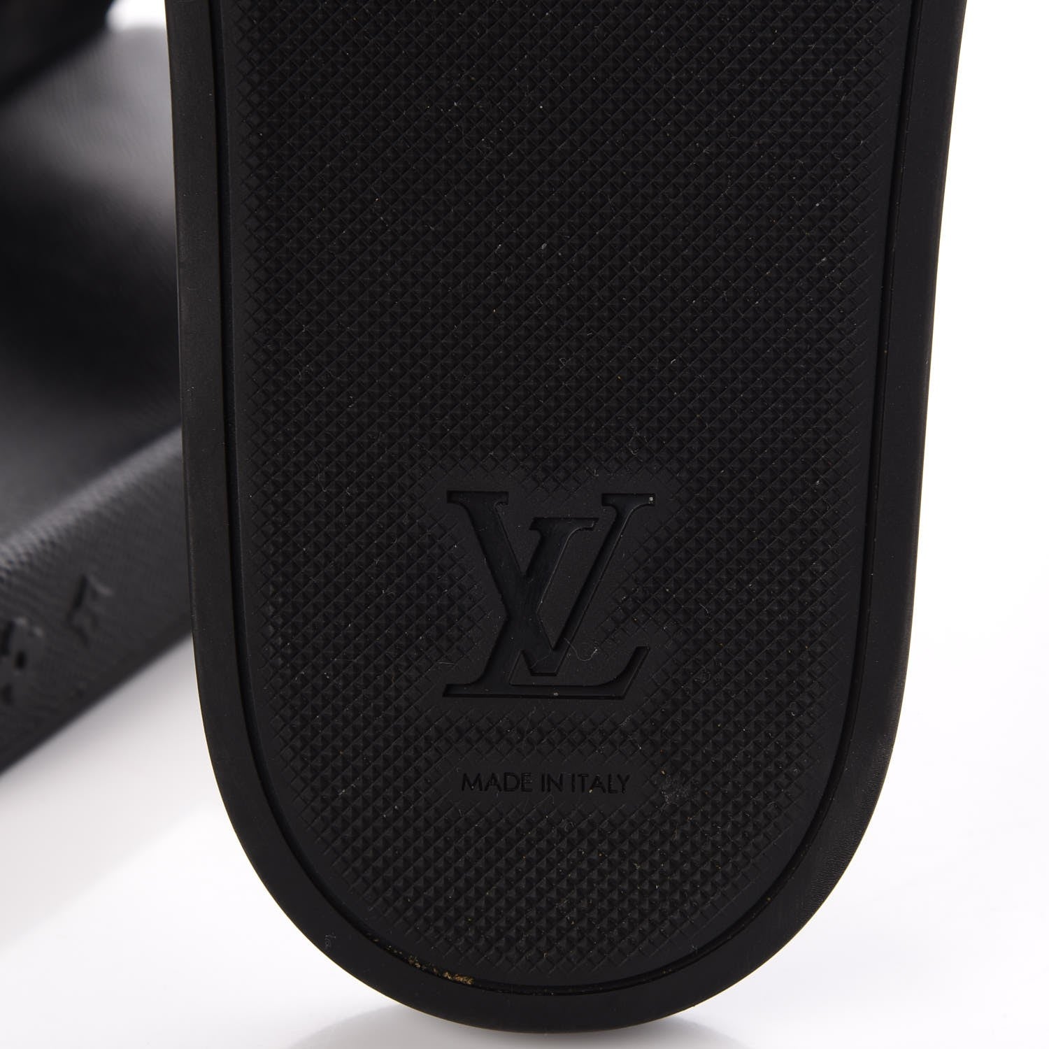 Louis Vuitton Rubber Monogram Eclipse Split Mens Waterfront Mules 13 Black 8 of 11
