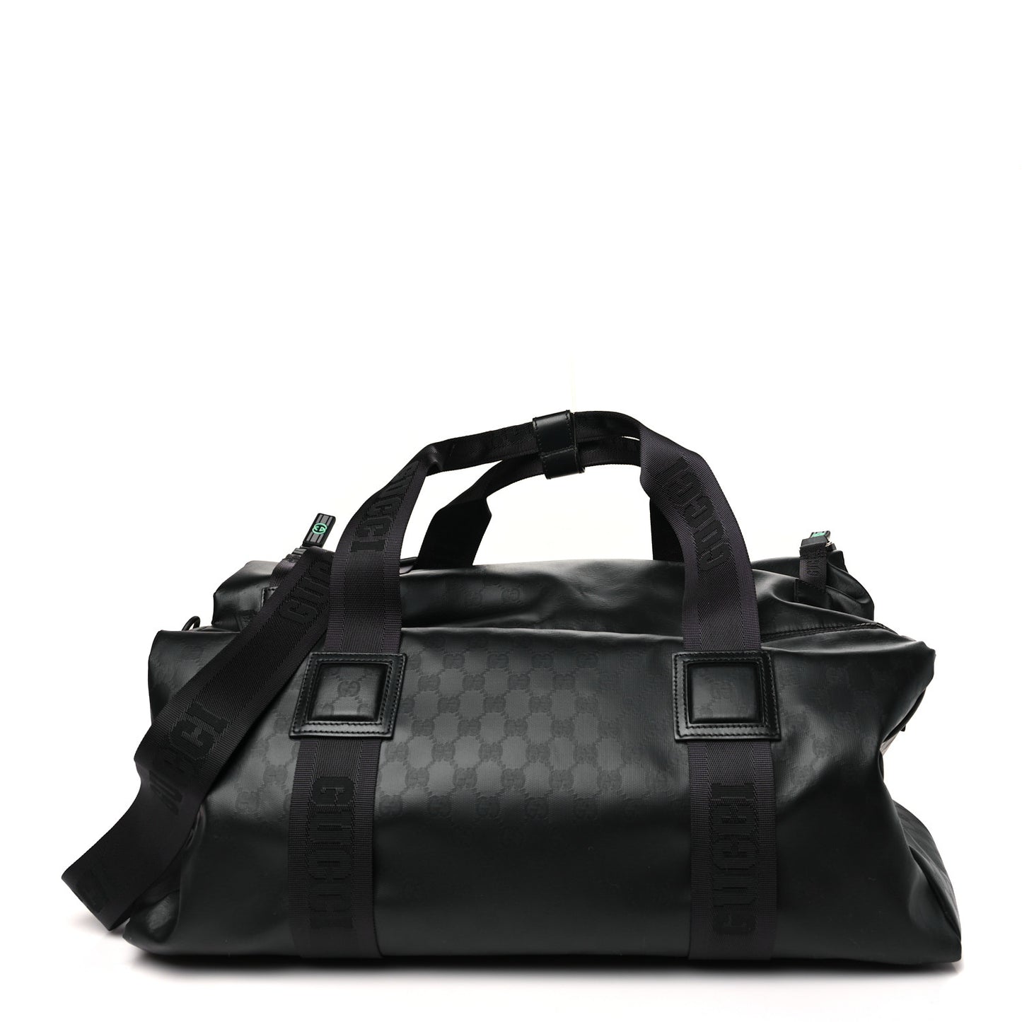 Econyl Nylon Monogram Duffle Bag Blue Black