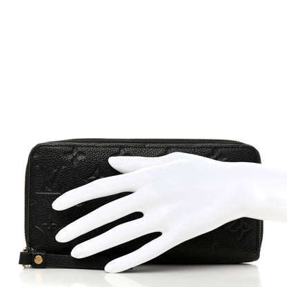 Louis Vuitton Empreinte Zippy Wallet Black 2 of 8
