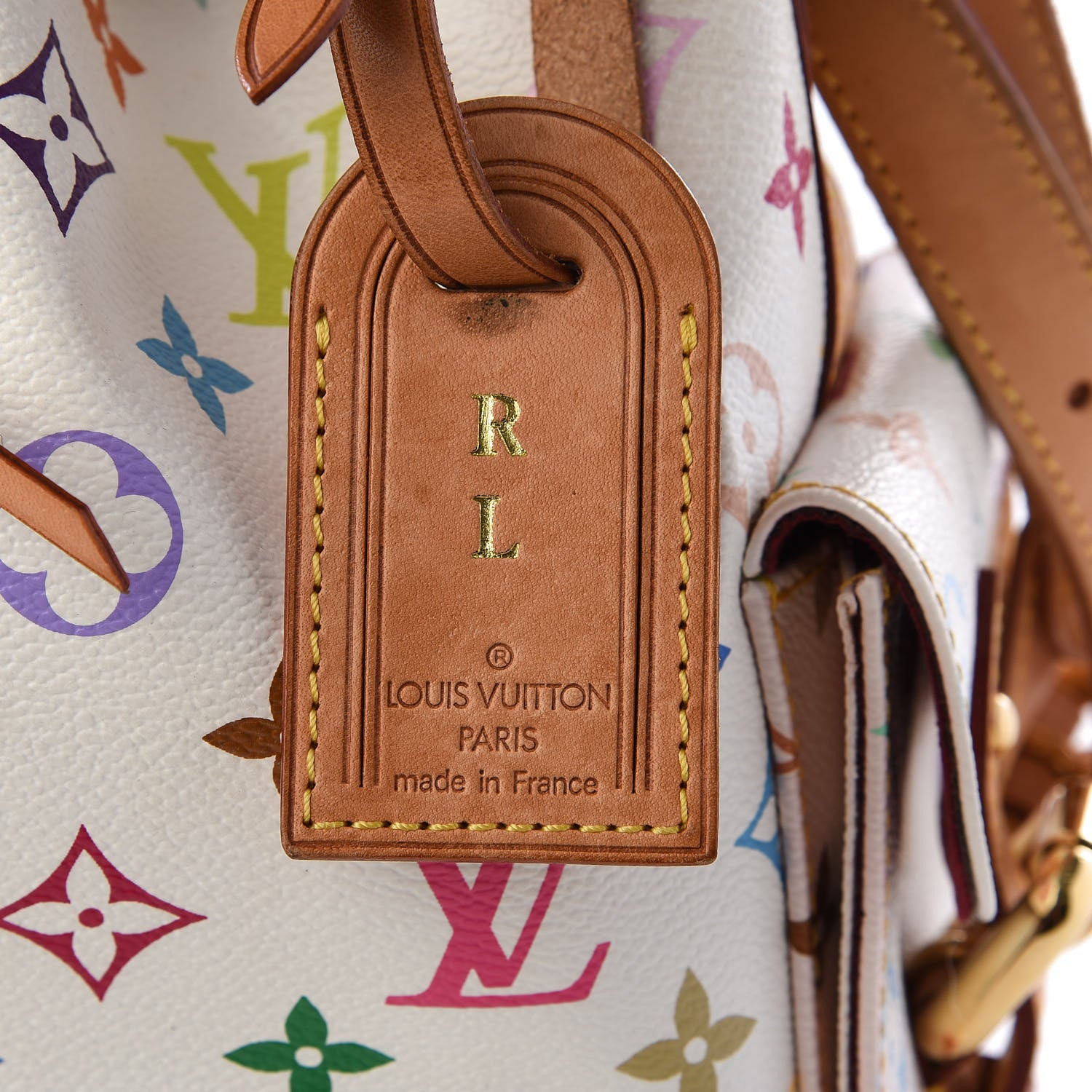 Louis Vuitton Monogram Multicolor Petit Noe White 6 of 9