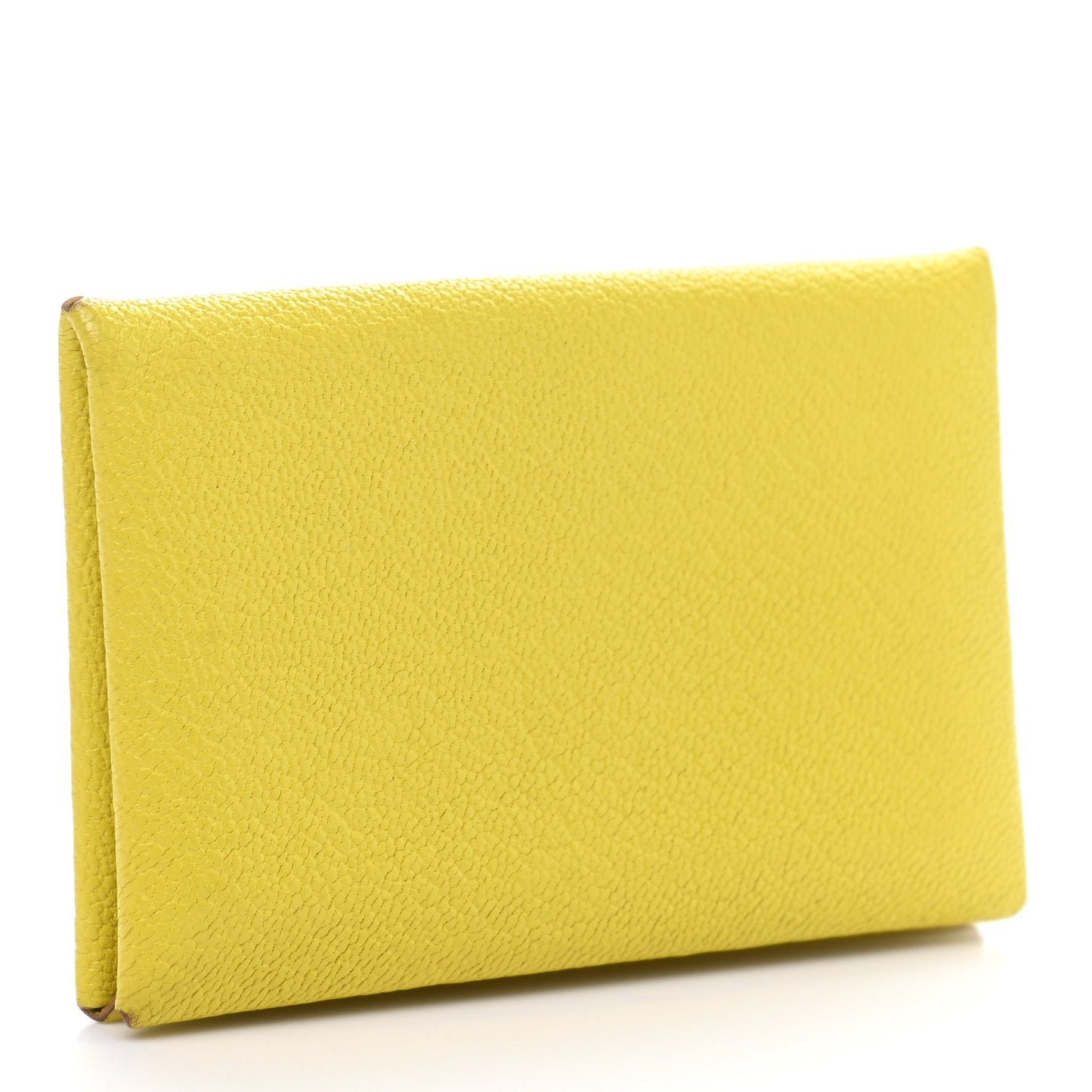 Chevre Mysore Calvi Card Case Lime