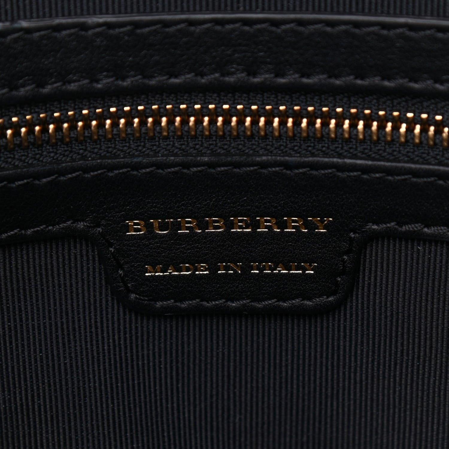 Burberry Calfskin 1983 Knight Check Link Zip Tote Black 6 of 8