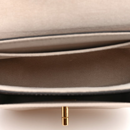 Louis Vuitton Grained Calfskin Lockme Tender Greige 5 of 9