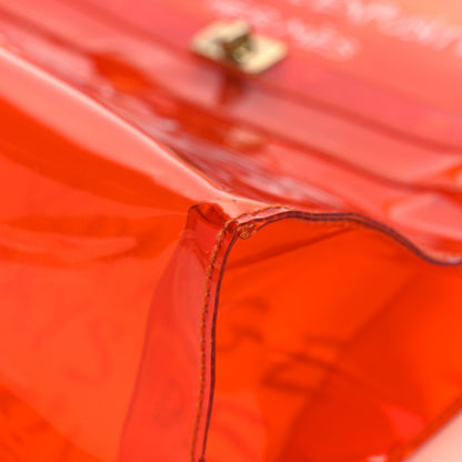 Hermes Vinyl Souvenir De L'Exposition Kelly Orange 8 of 15