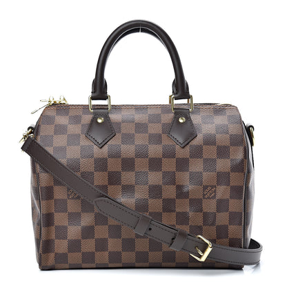 Louis Vuitton Damier Ebene Speedy Bandouliere 25 1 of 10