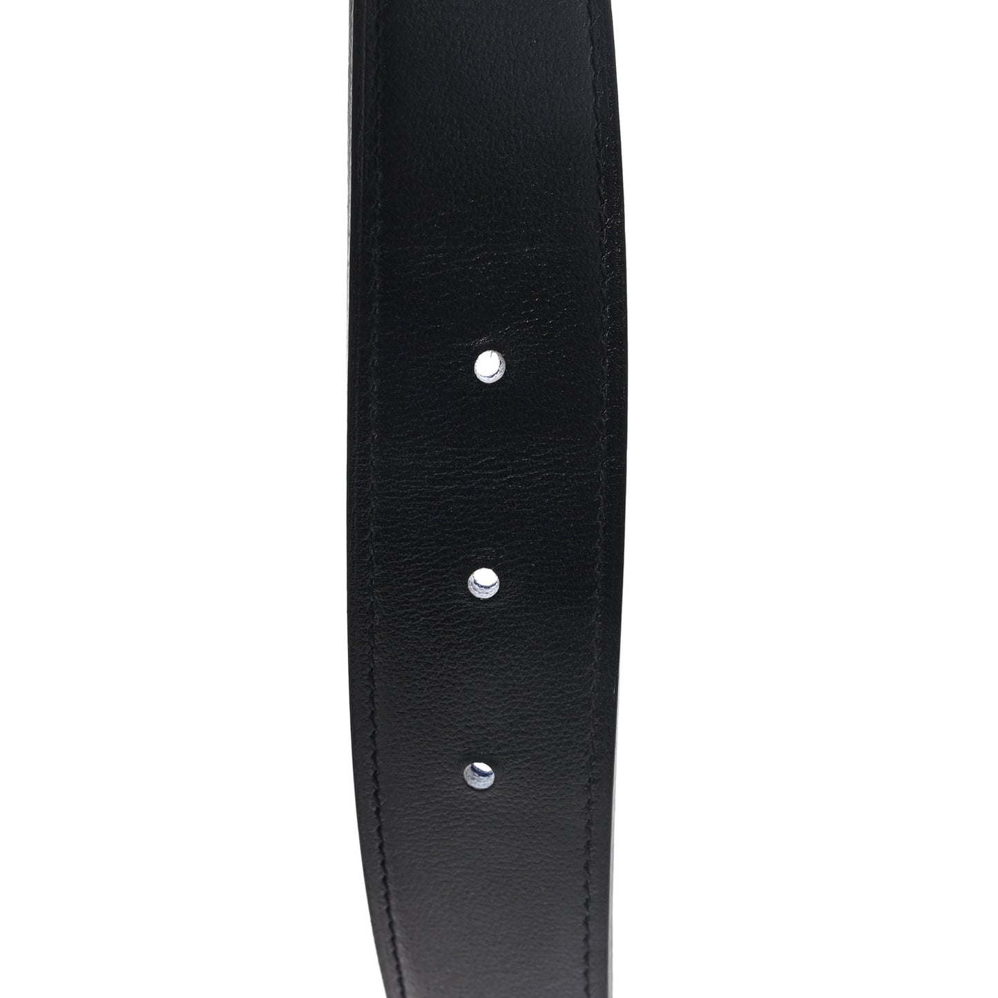 Box Togo 32mm Au Carre H Belt 80 32 Black Bleu Nuit