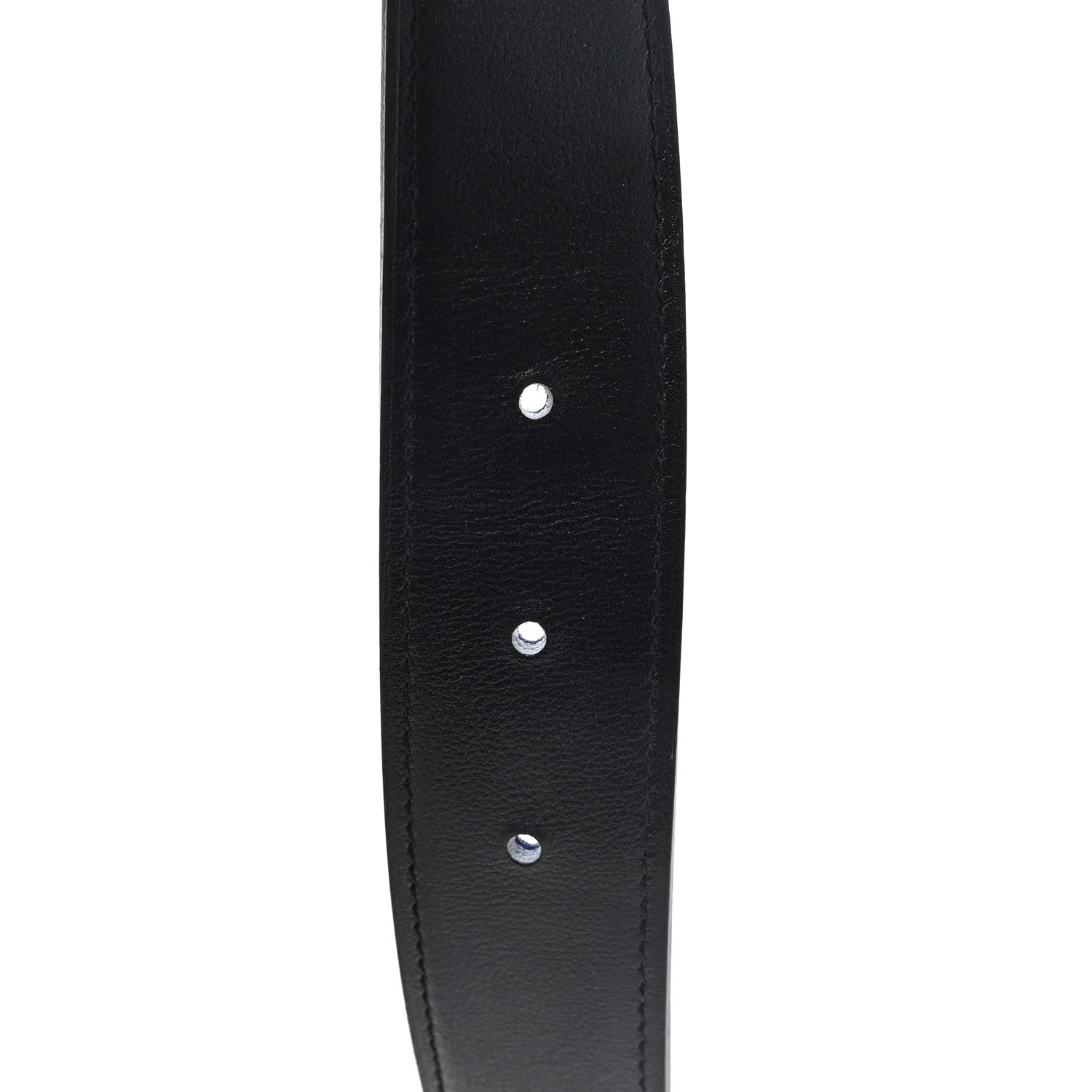 Hermes Box Togo 32mm Au Carre H Belt 80 32 Black Bleu Nuit 4 of 5