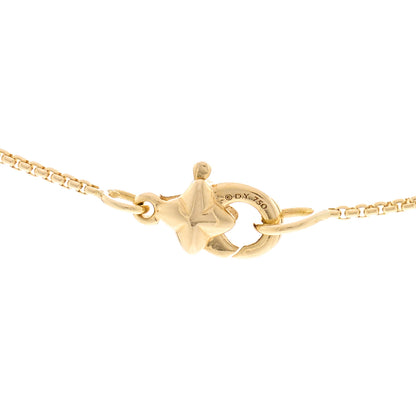 David Yurman 18K Yellow Gold Diamond Paveflex Petite Pave Station Necklace 4 of 4