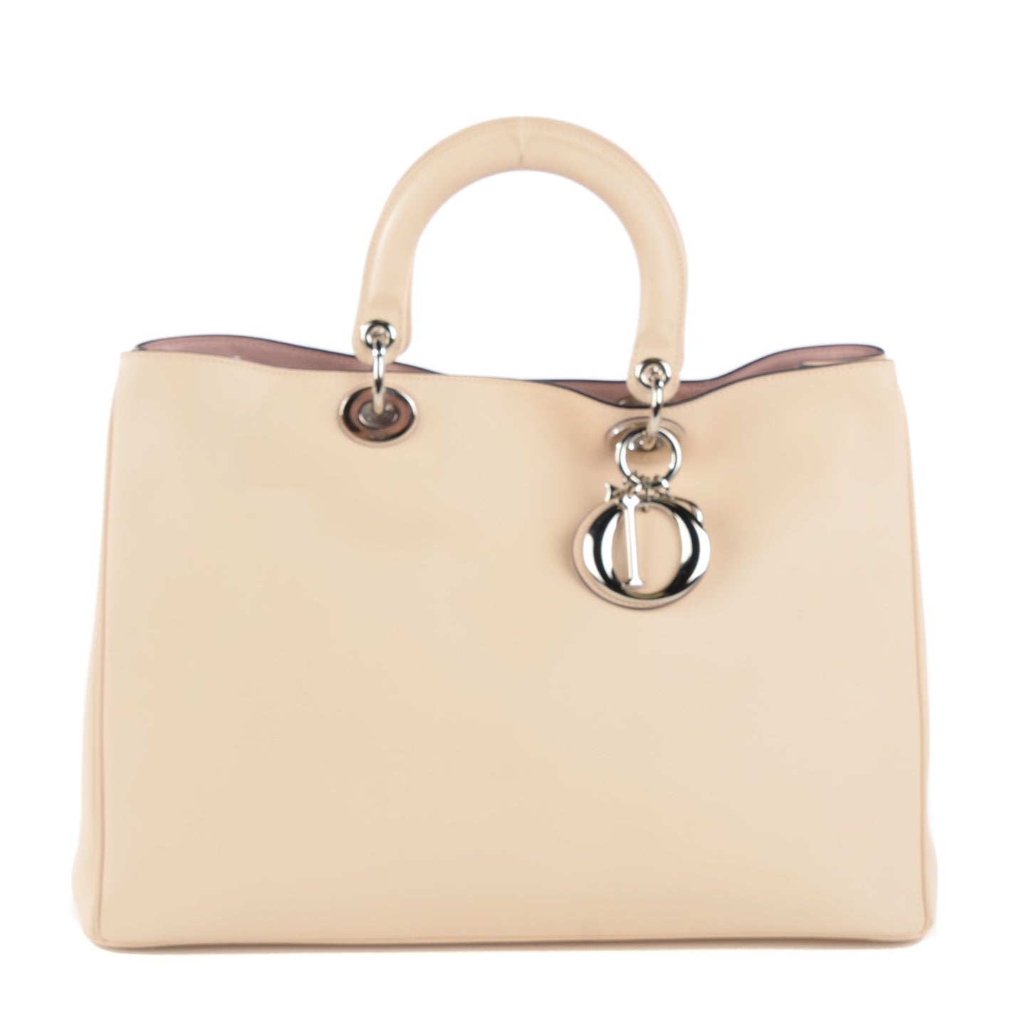 Smooth Calfskin Large Diorissimo Tote Beige