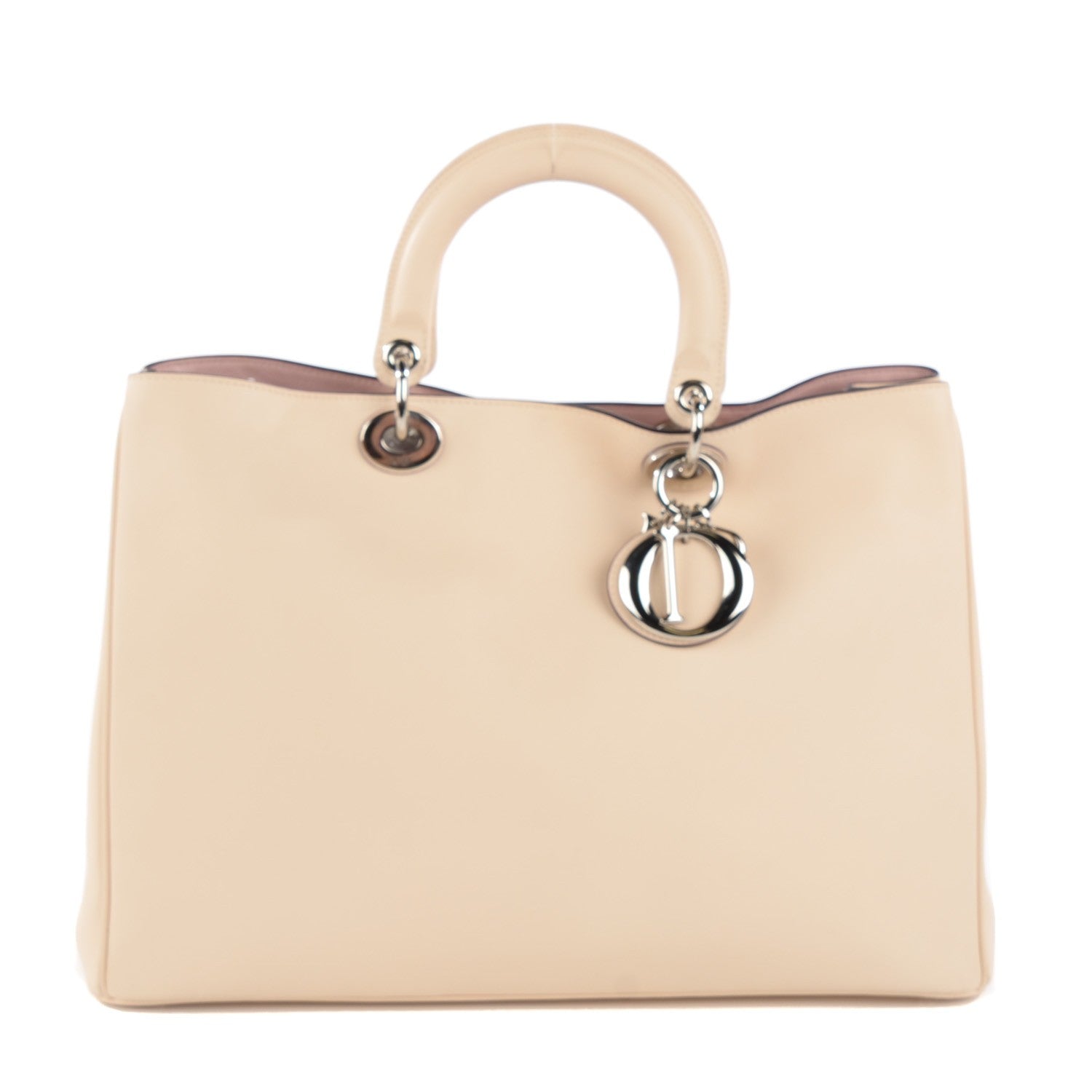 Christian Dior Smooth Calfskin Large Diorissimo Tote Beige 1 of 10