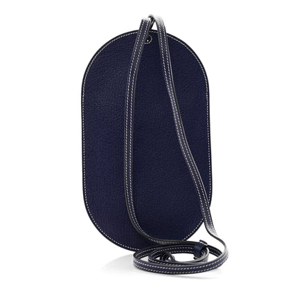 Hermes Chevre Mysore In-The-Loop Phone To Go GM Case Bleu Encre 3 of 12