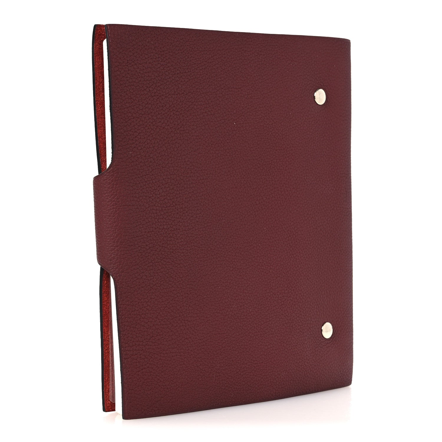 Hermes Togo Ulysse MM Notebook Cover Rouge H 3 of 8