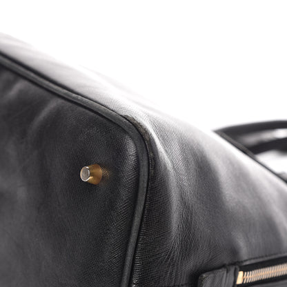 Prada Saffiano Top Handle Dome Satchel Black 16 of 18