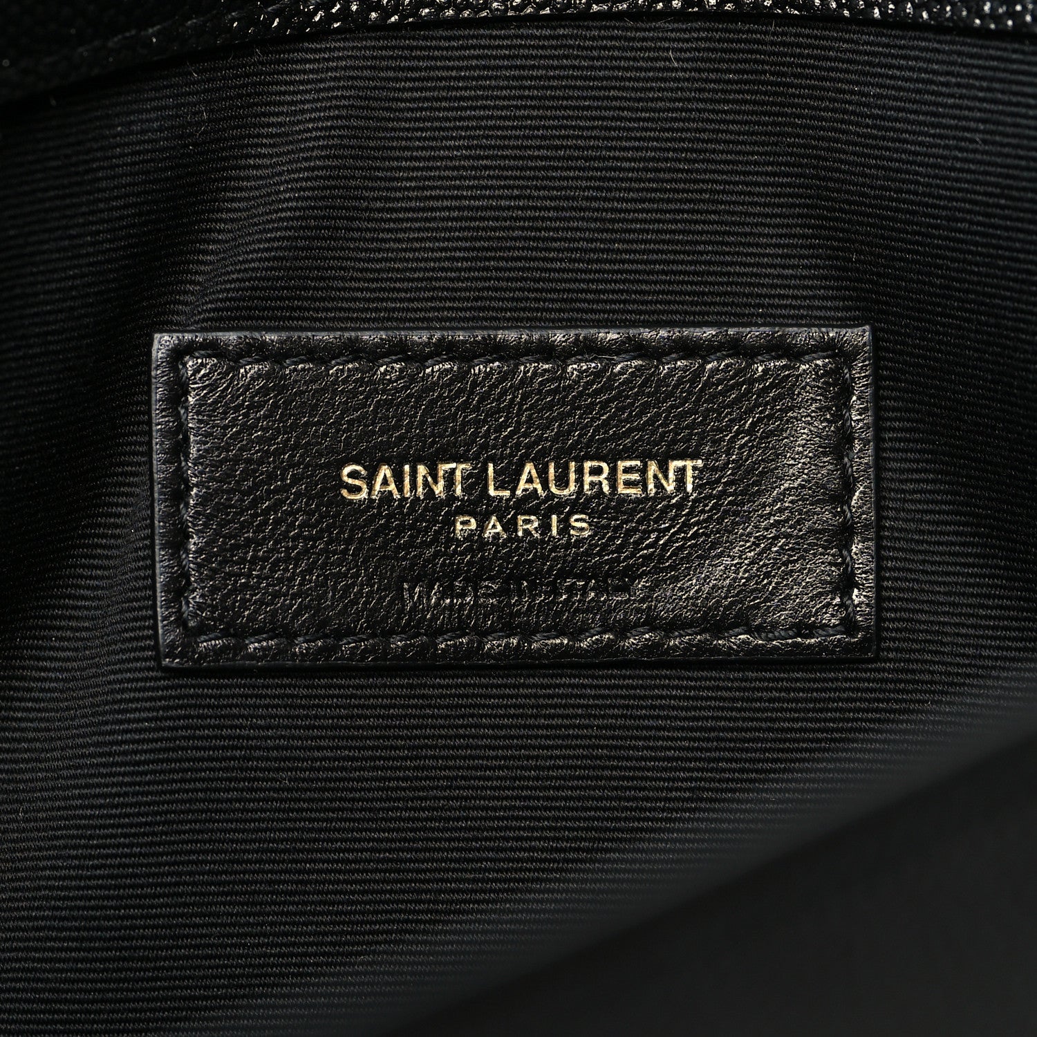 Saint Laurent Grain De Poudre Uptown Pouch Black 6 of 10