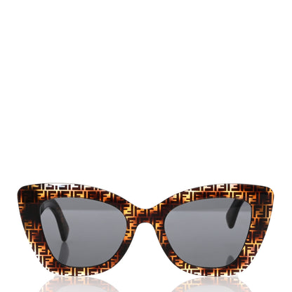 Fendi Acetate F is Fendi FF 51mm Cat Eye Sunglasses 0327/S Tortoise Camouflage 2 of 7