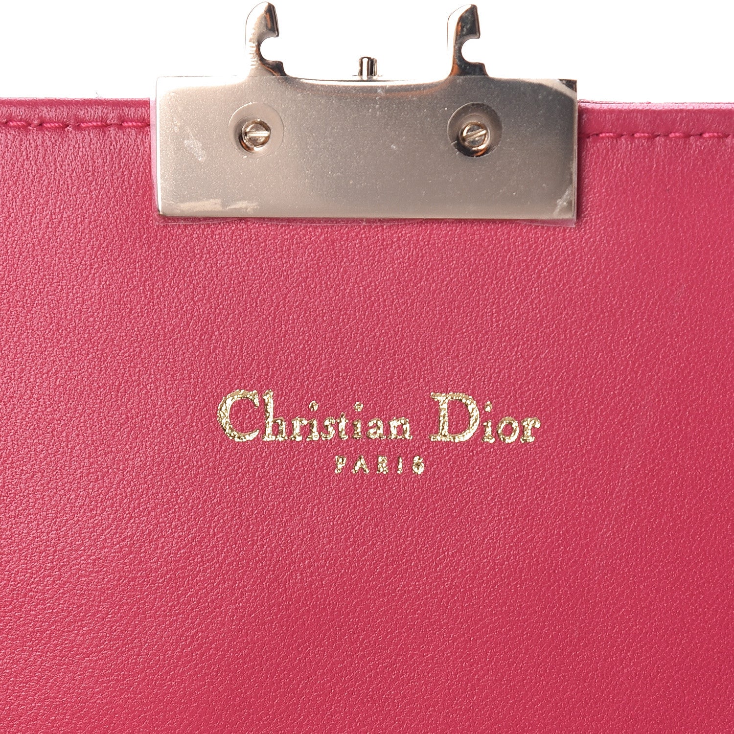 Christian Dior Lambskin Cannage Miss Dior Promenade Pouch Fuchsia 6 of 10