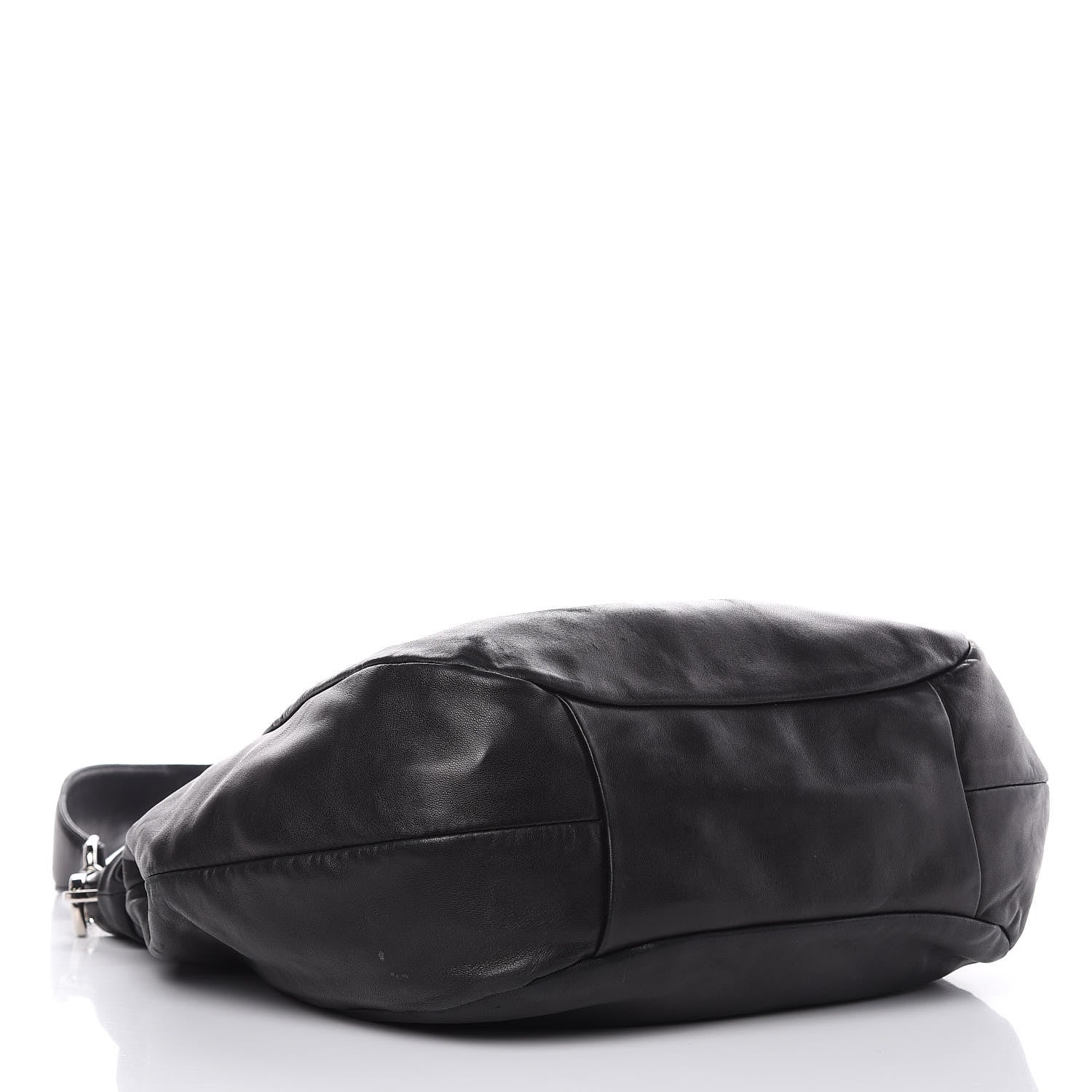 Prada Nappa Frills Shoulder Bag Black 4 of 16