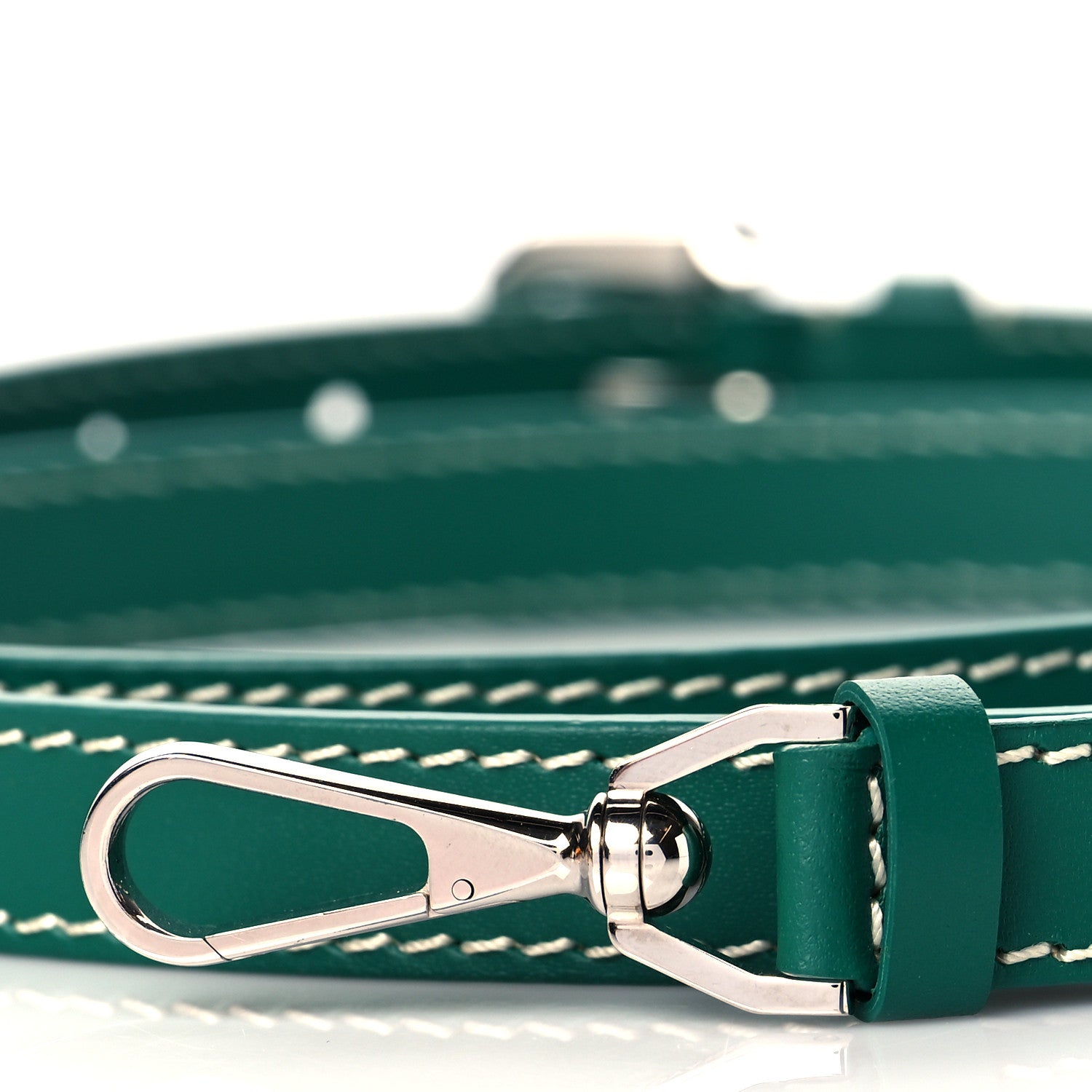 Goyard Calfskin Adjustable Shoulder Strap Green 4 of 15