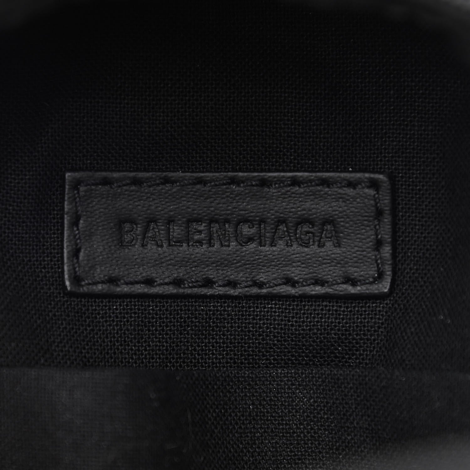 Balenciaga Recycled Casual Nylon Patches Mini Explorer Crossbody Backpack Black 6 of 11