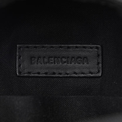 Balenciaga Recycled Casual Nylon Patches Mini Explorer Crossbody Backpack Black 6 of 11