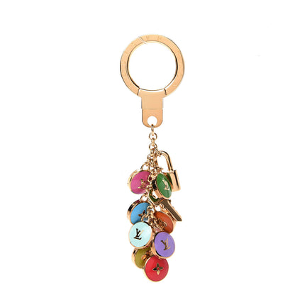 Louis Vuitton Metal Enamel Pastilles Key Chain Bag Charm Multicolor 1 of 4