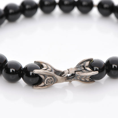 David Yurman Sterling Silver 8mm Spiritual Beads Black 4 of 4
