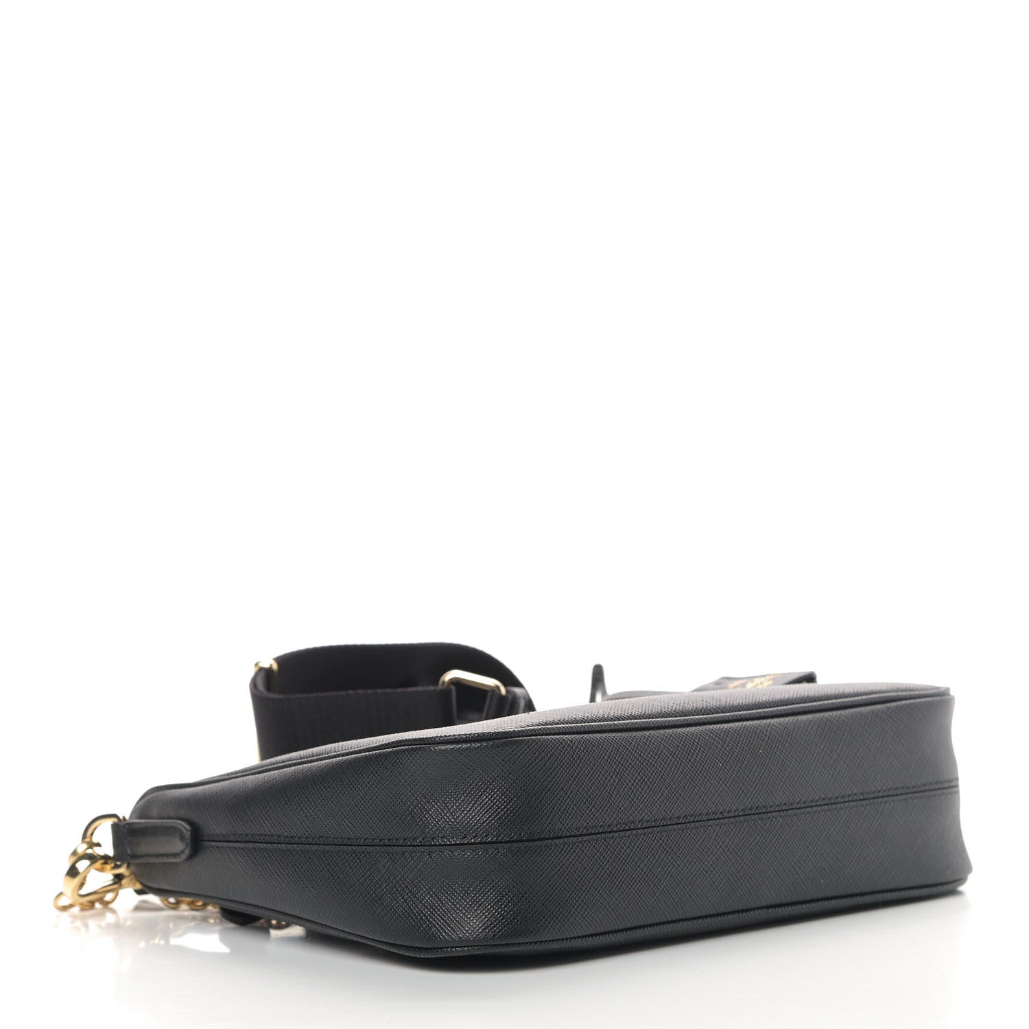 Prada Saffiano Lux Re-Edition 2005 Shoulder Bag Black 4 of 10