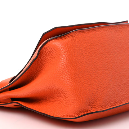 Hermes Taurillon Clemence Jypsiere 31 Orange 9 of 11