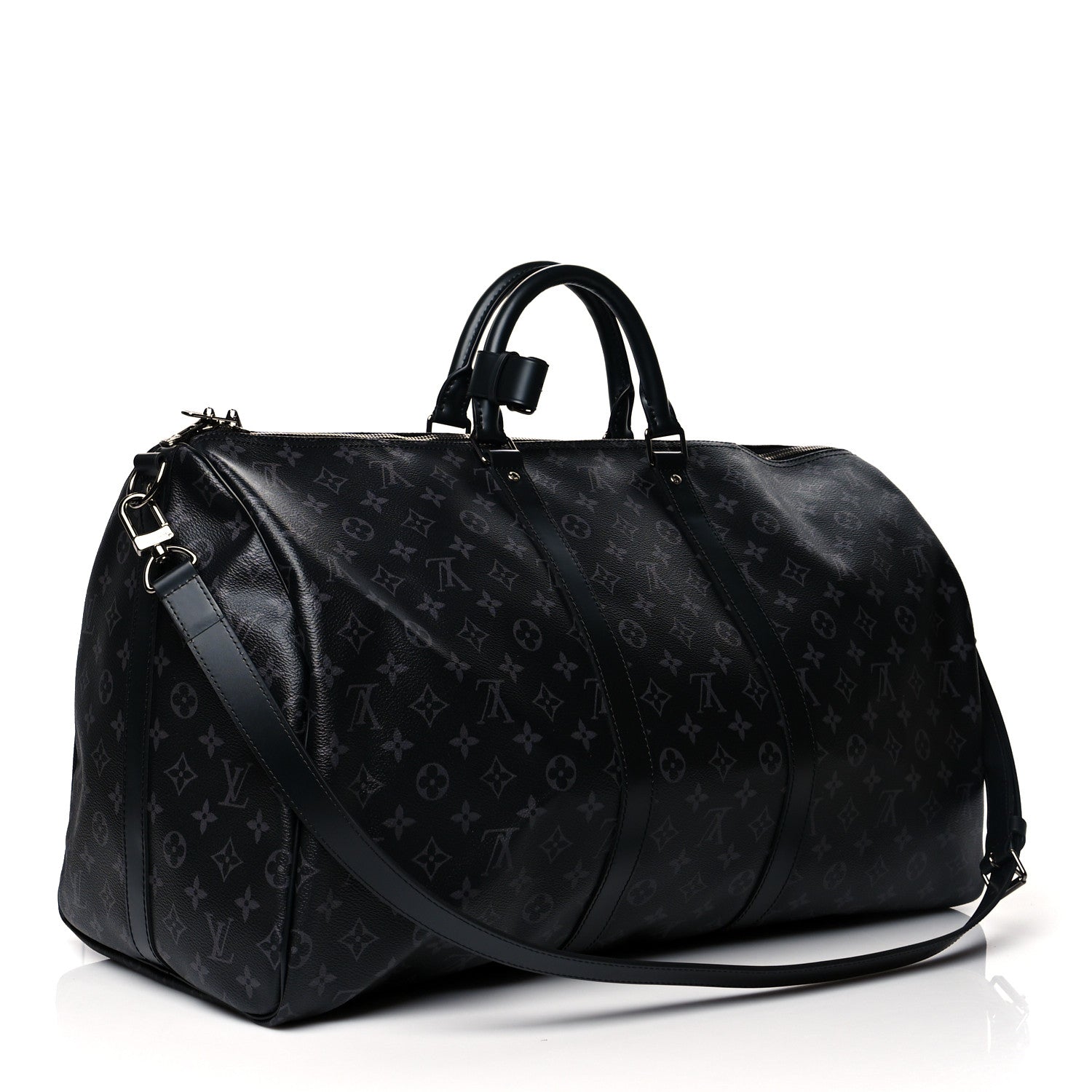 Louis Vuitton Monogram Eclipse Keepall Bandouliere 55 3 of 11