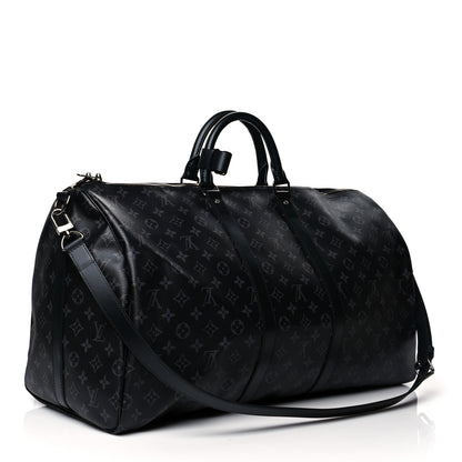 Louis Vuitton Monogram Eclipse Keepall Bandouliere 55 3 of 11